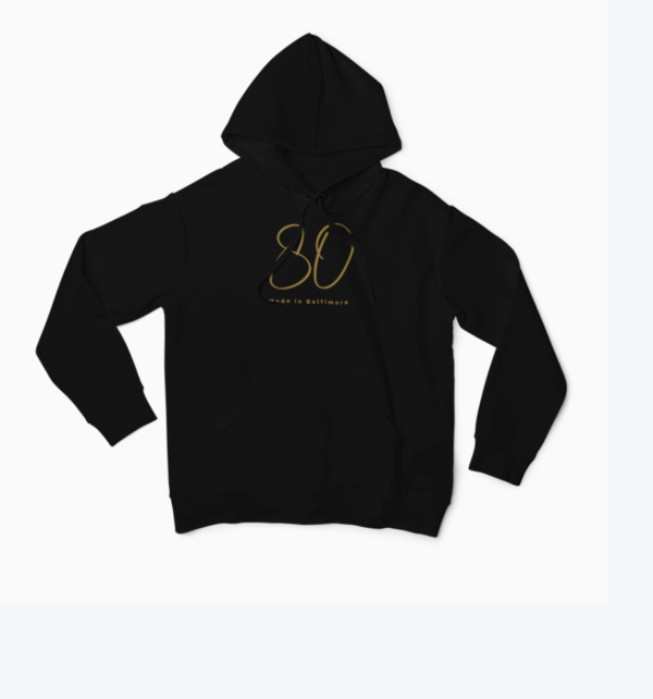 80Dimes Black/Gold Hoodie